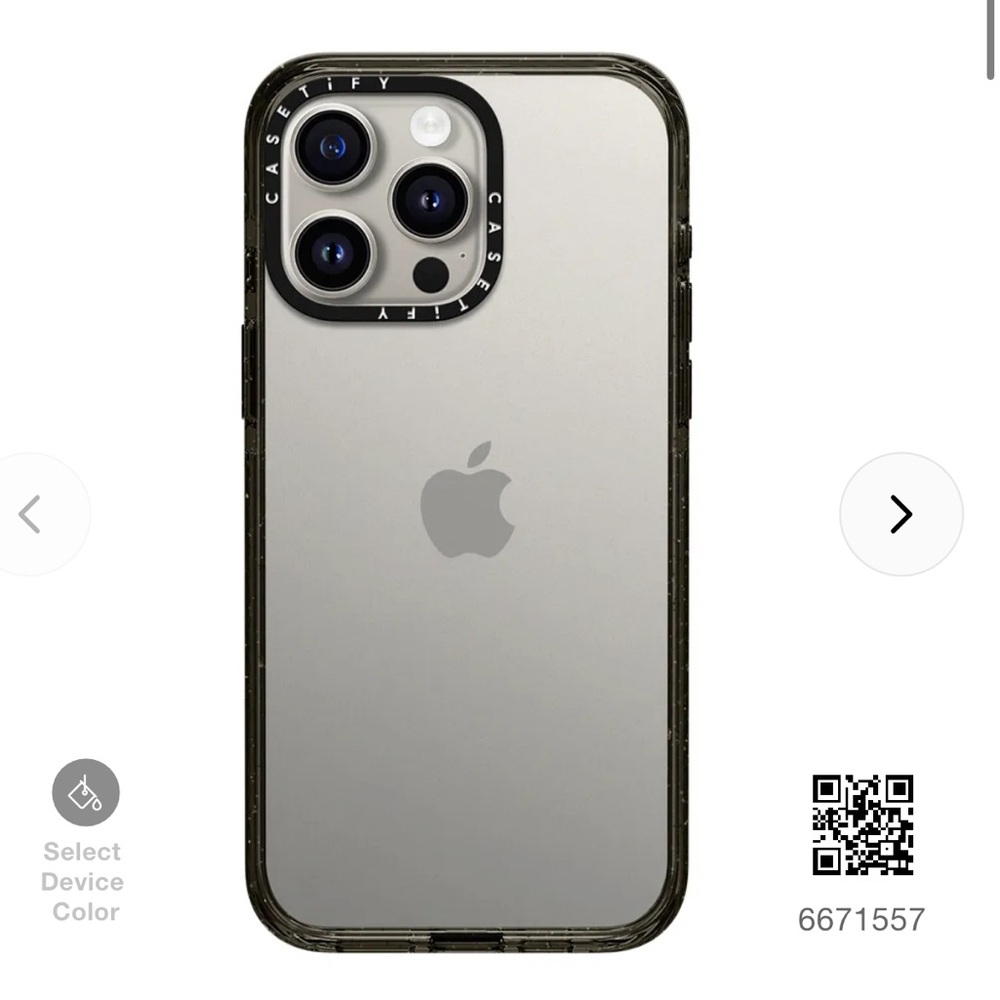 Black/clear Caseitfy IPhone 15 Pro Max Case